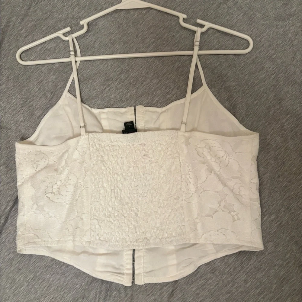 Wild Fable White Floral Lace Camisole - Picture 2 of 3